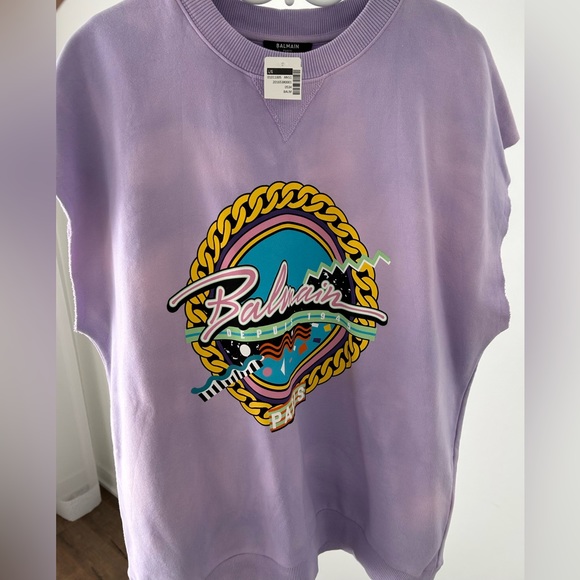 Balmain Tops - Balmain Oversized Sweatshirt